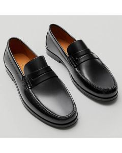  Vintage Calf Leather Men's Loafer